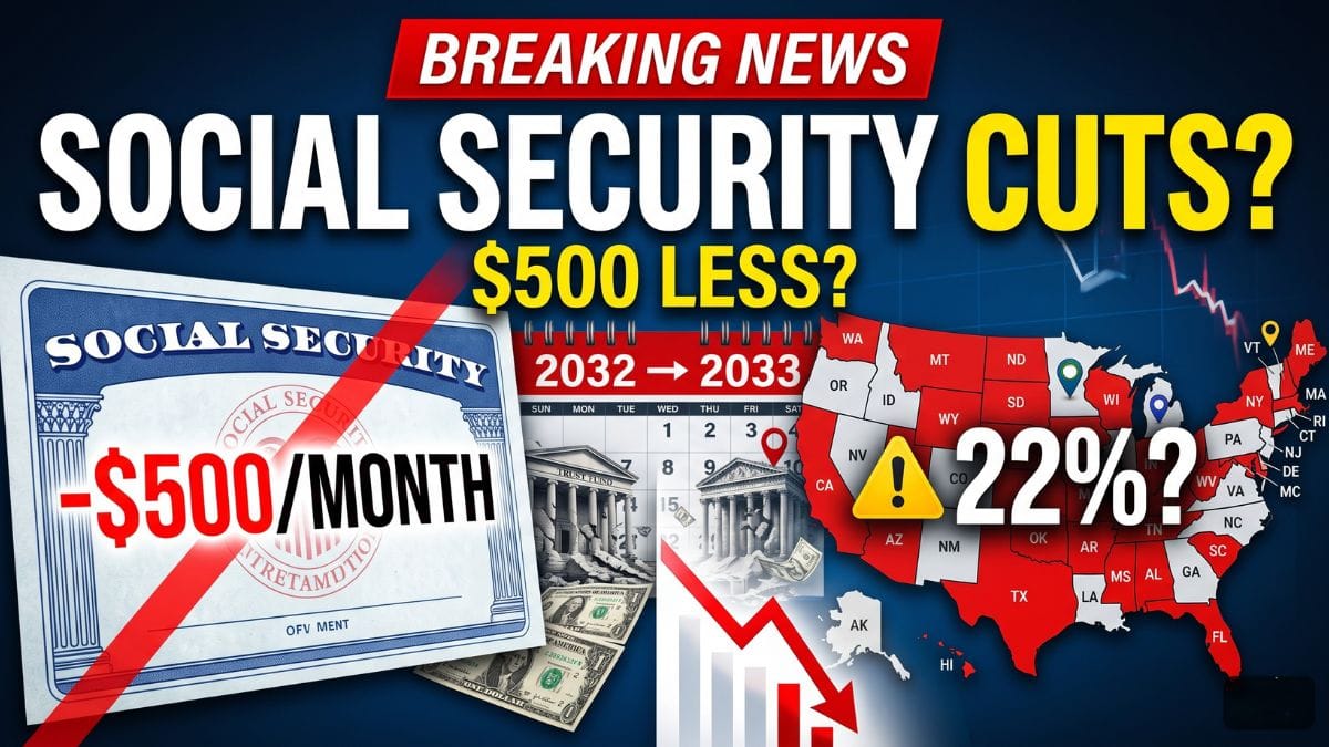 Social Security Cuts Could Reduce Checks by $500 a Month in These 15 States – What Retirees Need to Know