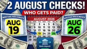 Social Security Payments 2026 – Two August Checks Are Still Coming, See Who Gets Paid Aug. 19 and 26