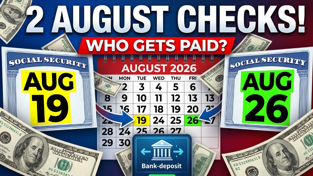 Social Security Payments 2026 – Two August Checks Are Still Coming, See Who Gets Paid Aug. 19 and 26