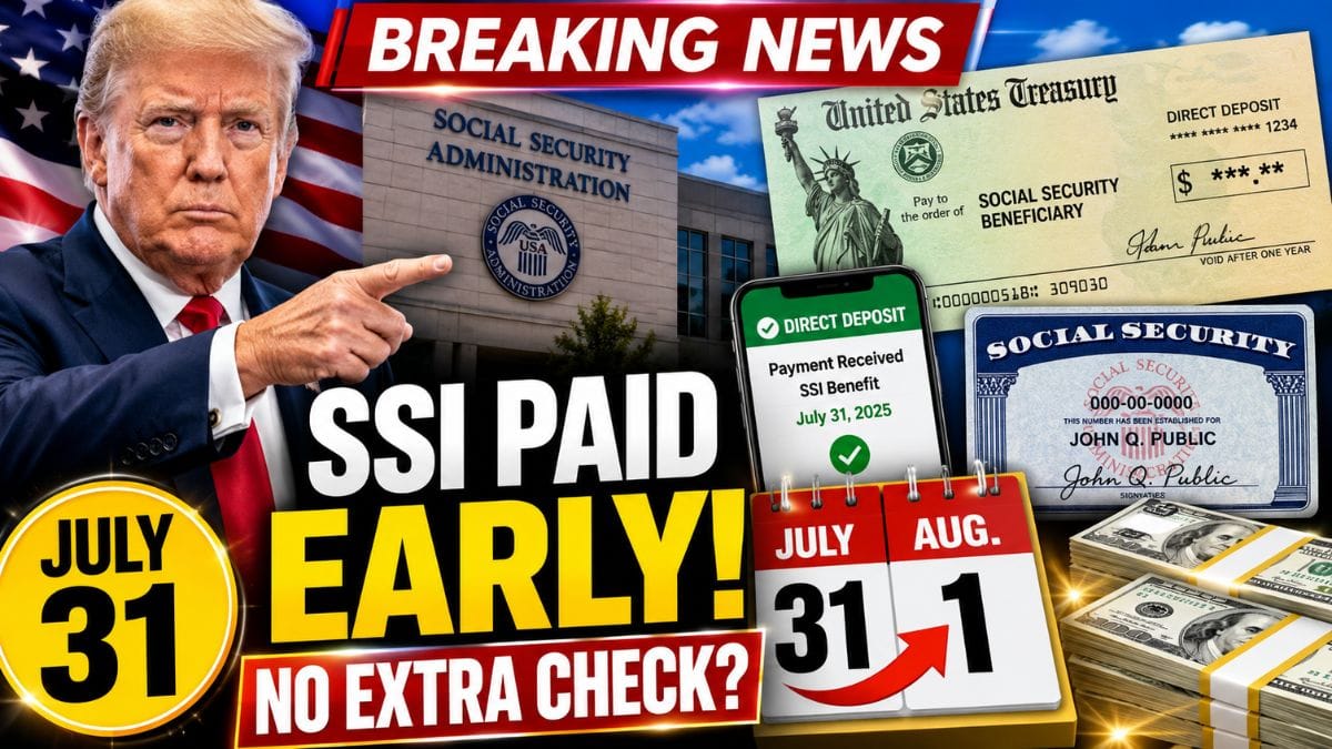 Why Your August SSI Payment Came Before August – Here’s What It Really Means