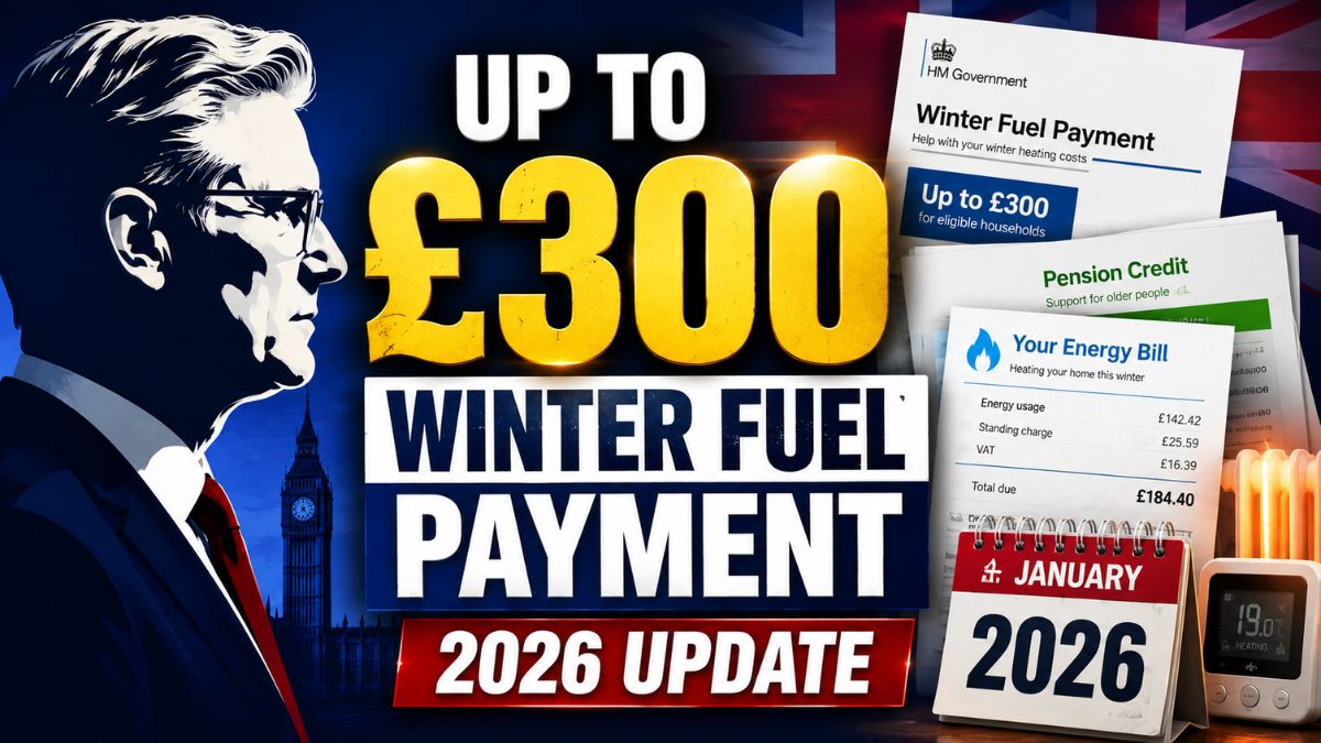 Winter Fuel Payment 2026 – Who Can Get Up to £300 and When It Will Be Paid