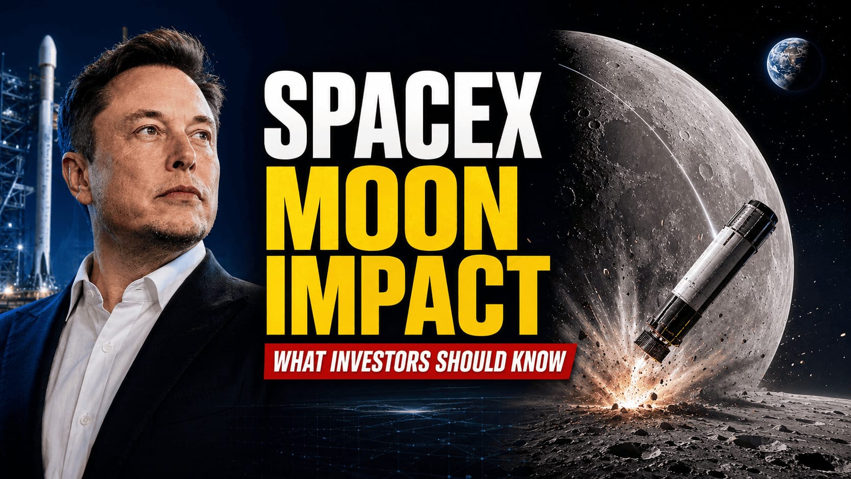 Elon Musk Rocket Moon Crash Puts SpaceX Strategy in Focus, What U.S. Investors Should Watch Next