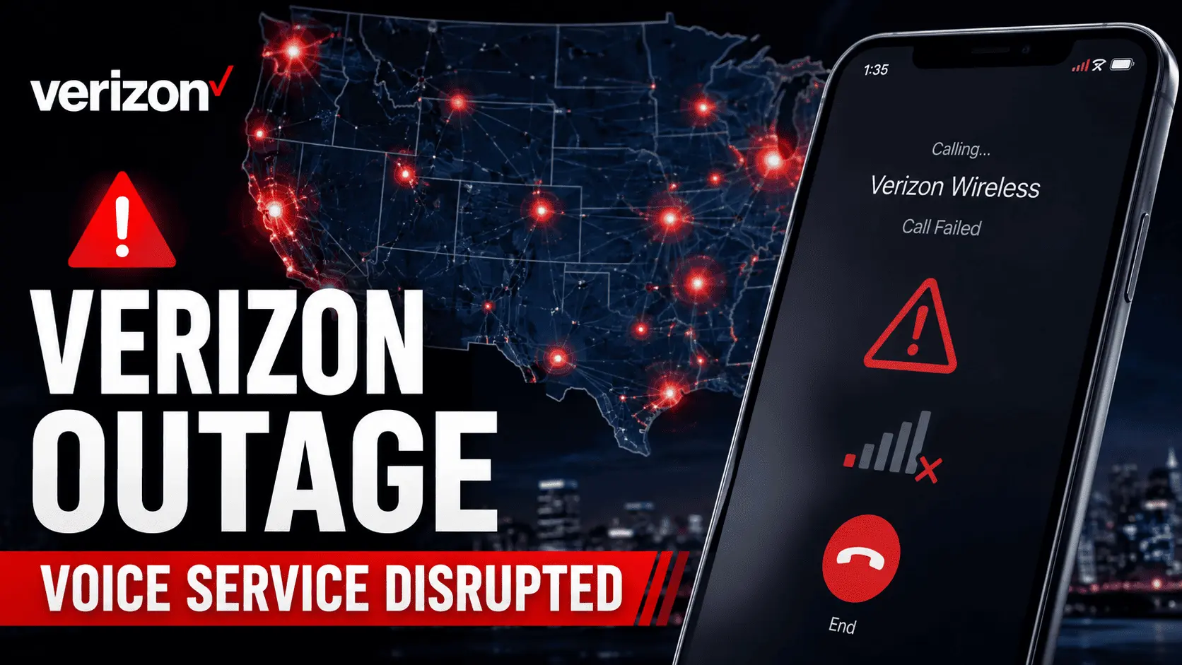 Verizon Outage Disrupts Wireless Voice Service Across Parts of US, Thousands Report Issues