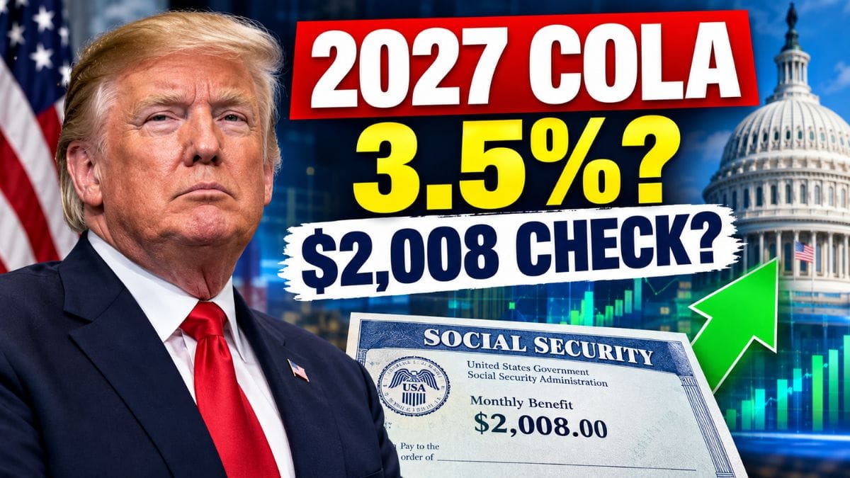 2027 Social Security COLA Could Reach 3.5% – What a Higher Benefit Check May Look Like