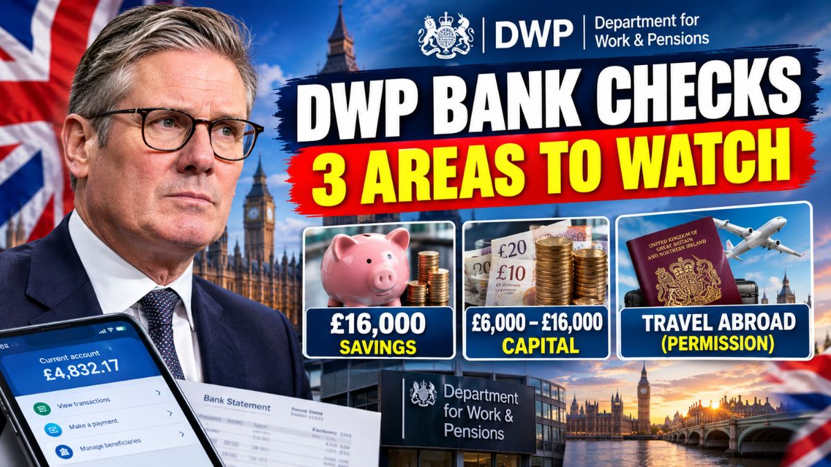 DWP Bank Account Checks – 3 Areas That Could Prompt Extra Benefit Verification