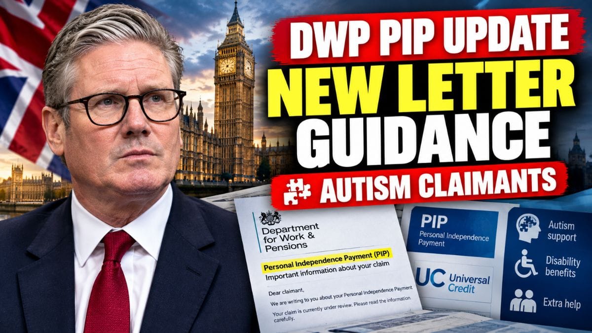 DWP Issues Update on PIP and Universal Credit Letters for Autistic Claimants – What the New Guidance Says