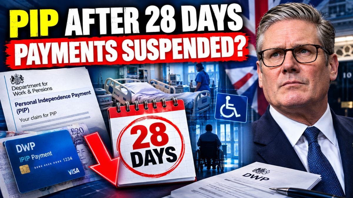 DWP PIP Rule – What Happens to Payments After 28 Days in Hospital