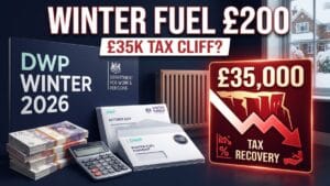 DWP Winter Fuel Payment 2026 – October Letters, £200 Payments and the £35,000 Tax ‘Cliff Edge’ Explained