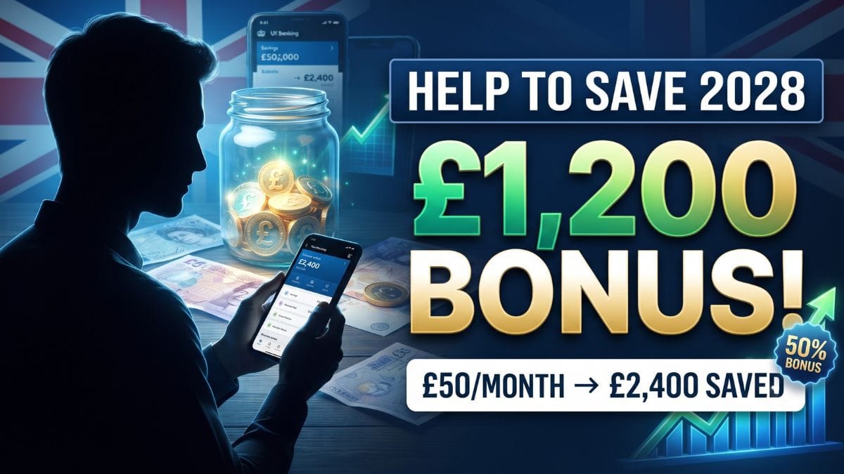 Help to Save £1,200 Bonus – 2028 Change That Could Open the Scheme to More Universal Credit Claimants