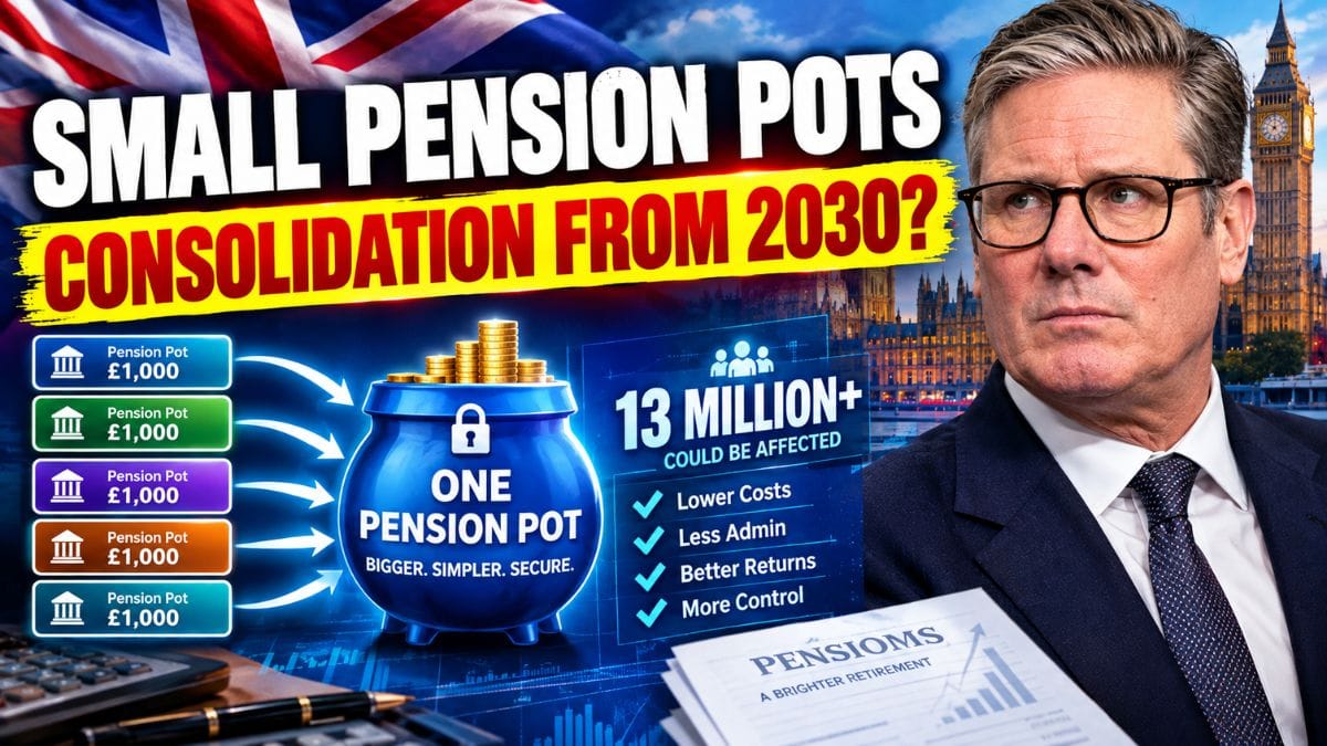 Millions of Small Pension Pots Could Be Consolidated From 2030 Under New DWP Plan