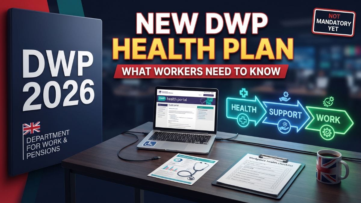 New DWP Workplace Health Plan Explained – What People With Health Conditions and Disabilities Need to Know