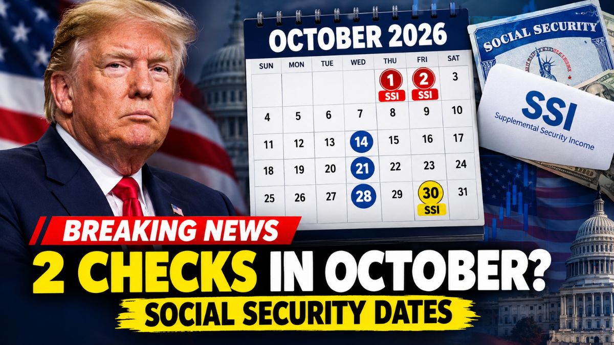 October 2026 Social Security Payment Dates – Why Some Beneficiaries Will Get Two Checks This Month