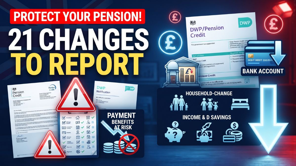 Pension Credit – 21 Changes You Need to Tell the DWP About to Protect Your Payments