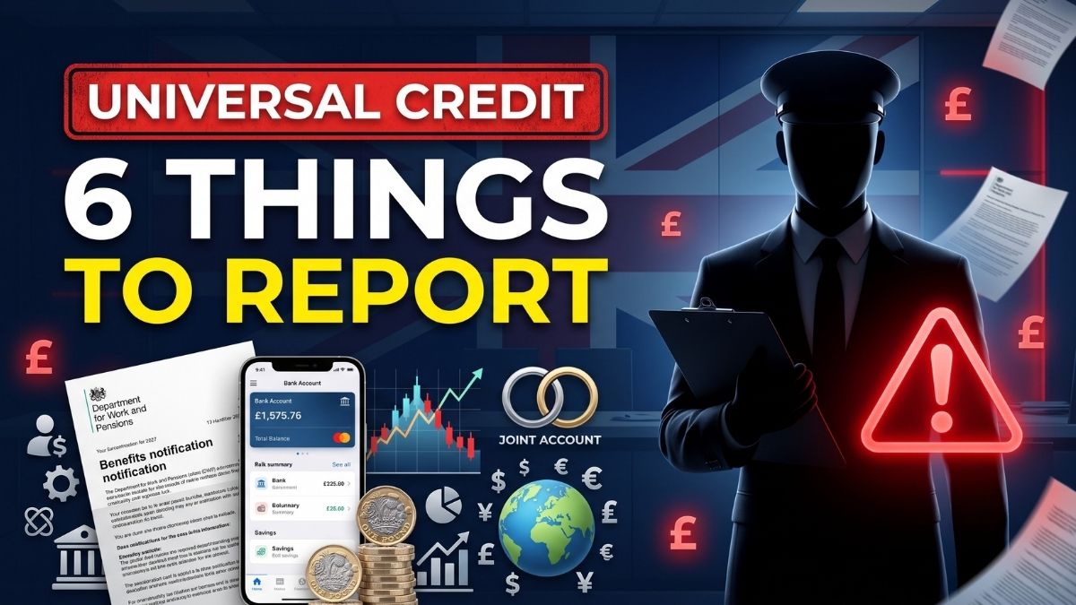 Universal Credit Warning – Six Things You Must Tell the DWP That Could Change Your Payment