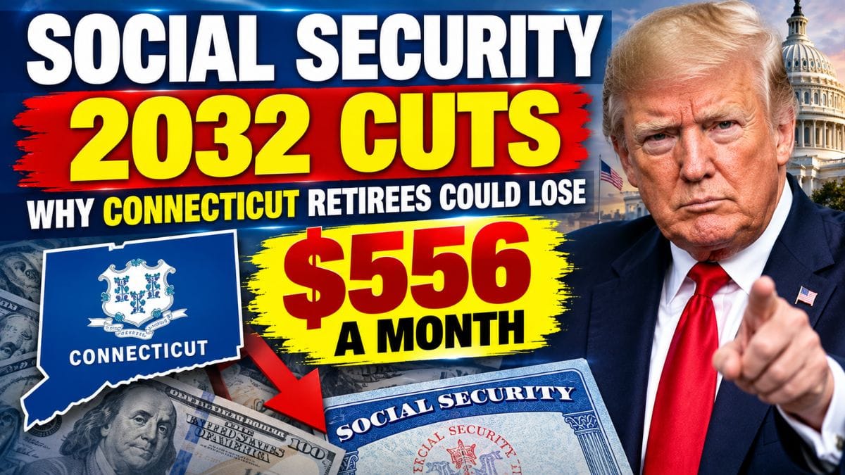 Social Security 2032 Cuts – Why Connecticut Retirees Could Lose $556 a Month