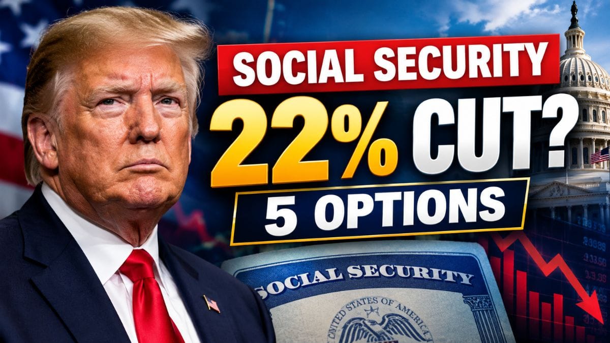 Social Security Could Face a 22% Benefit Cut – 5 Options Being Considered to Close the Funding Gap