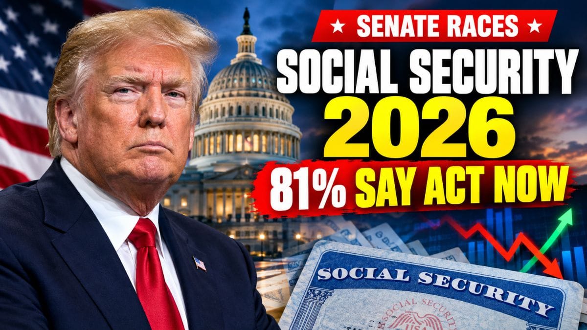 Social Security Could Shape 2026 Senate Races – What the 81% Voter Finding Really Shows