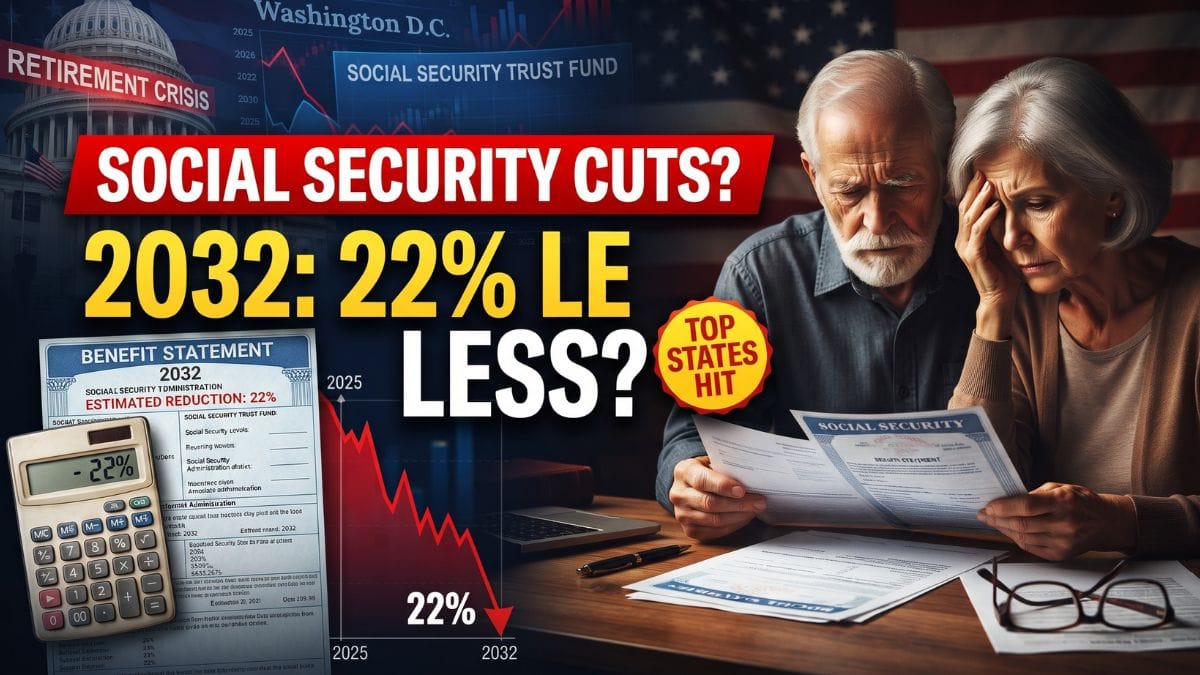 Social Security Cuts in 2032 – Which States Could Face the Biggest Benefit Reductions?