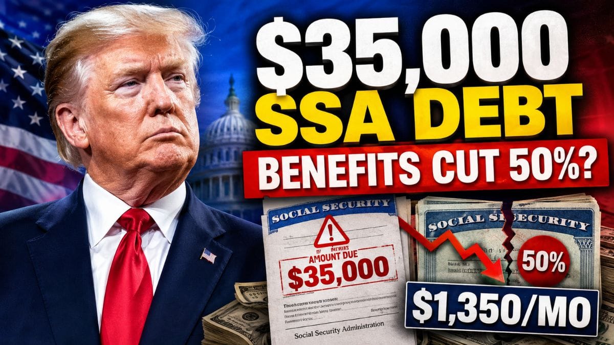 Social Security Overpayment Notice – Why a $35,000 Debt Could Cut One Retiree’s Benefits in Half