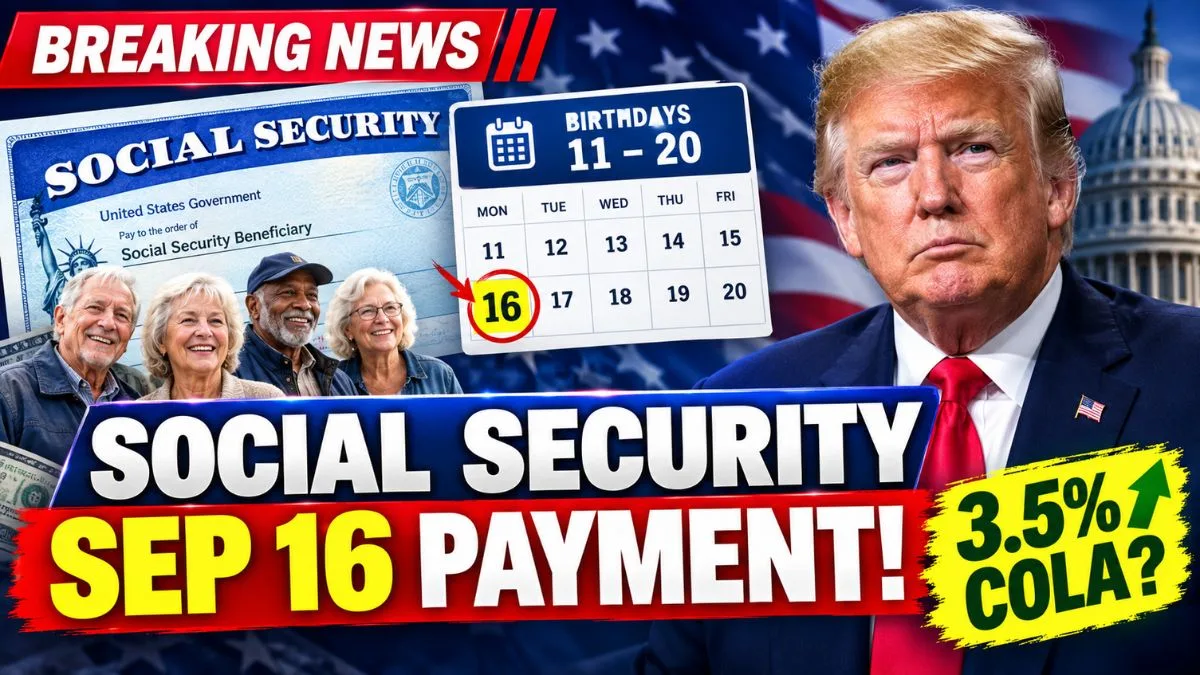 Social Security September 2026 Payments – Who Gets Paid September 16 and What a 3.5% COLA Could Mean