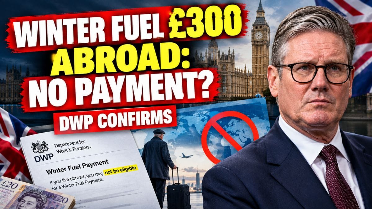 Winter Fuel Payment 2026/27 – DWP Confirms Why Some Pensioners Abroad Will Not Get £100 to £300