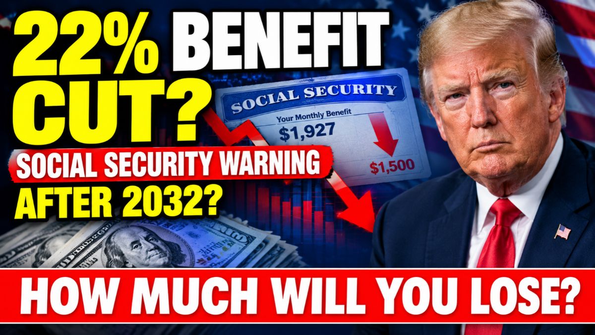 Social Security’s 22% Benefit Cut Warning – How Much Could Your Monthly Check Shrink After 2032?
