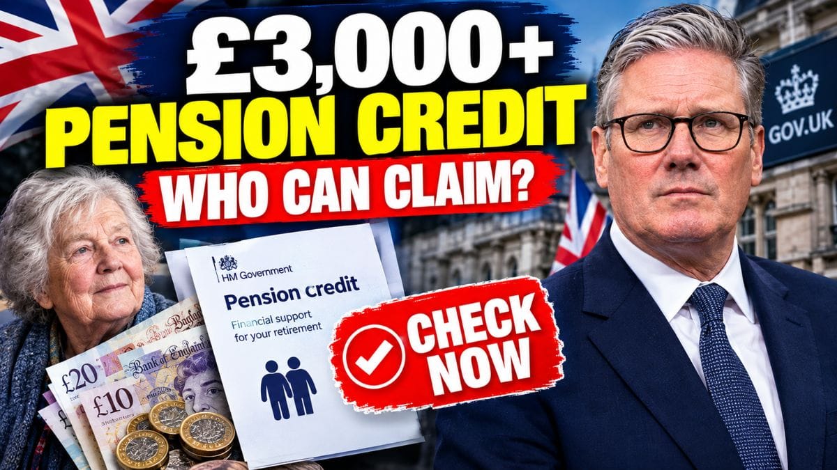 Pension Credit Could Add More Than £3,000 a Year – Who Can Claim and How to Check