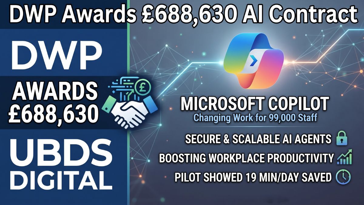 DWP Awards £688,630 AI Contract – How Microsoft Copilot Could Change Work for 99,000 Staff