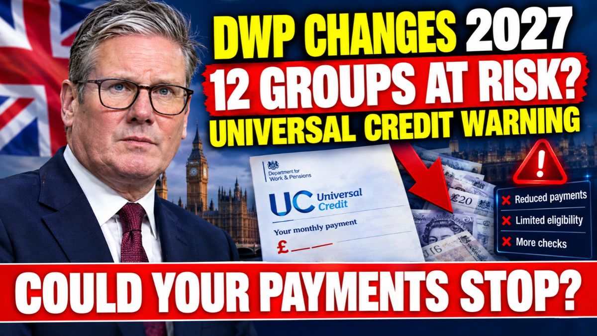 DWP Benefit Changes 2027 – Which 12 Groups of Claimants Could Lose Universal Credit and Other Payments?