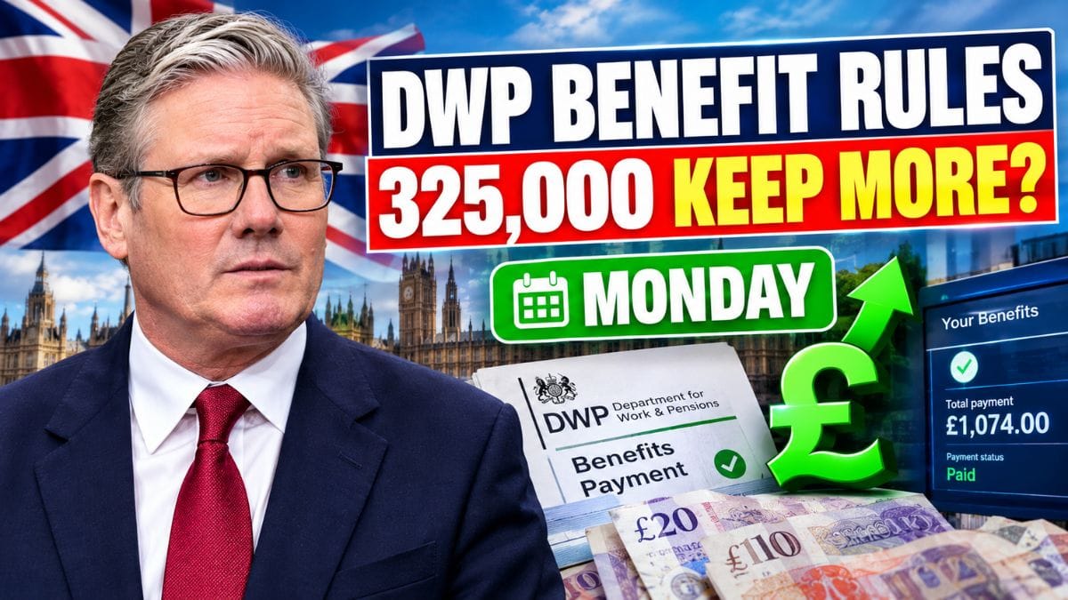 DWP Benefit Rules Change – Why 325,000 Claimants Could Keep More of Their Income From Monday