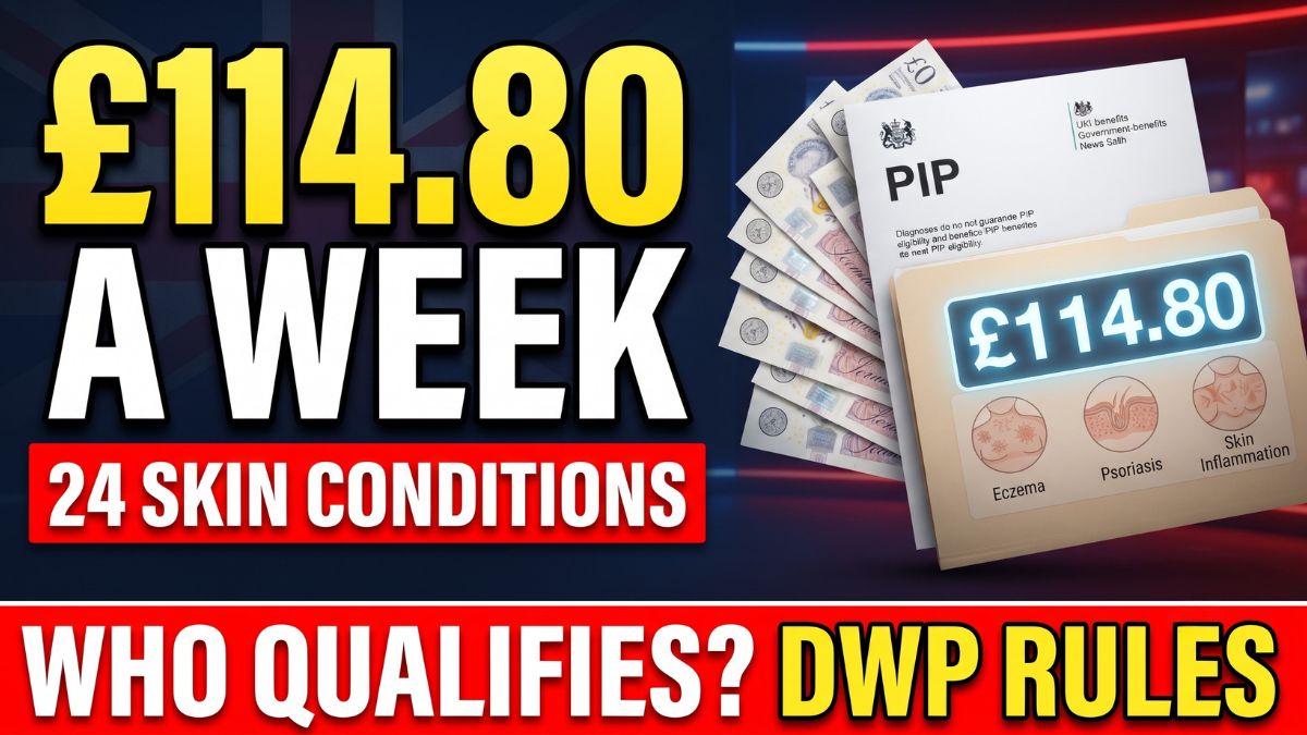 DWP PIP Payments – 24 Skin Conditions Linked to Claims Worth Up to £114.80 a Week