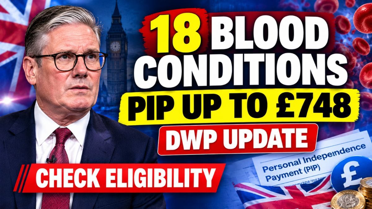 DWP Lists 18 Blood Conditions That Could Qualify for Up to £748 in PIP Payments