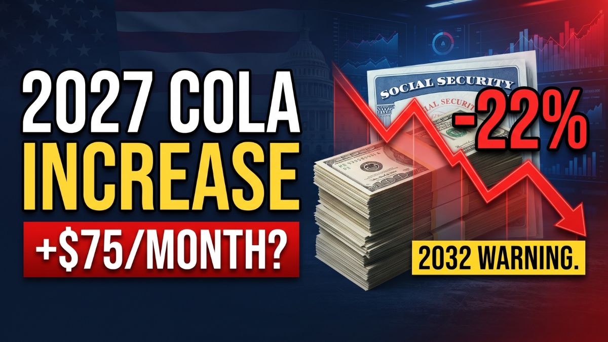 Social Security 2027 COLA Increase – Why Retirees Could Still Face Benefit Cuts of 22% by 2032