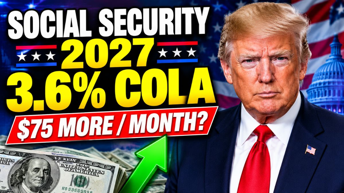Social Security 2027 COLA Set at 3.6% – How Much More Retirees Could Receive Each Month