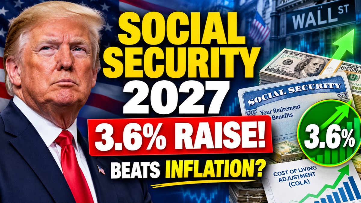 Social Security COLA 2027 – Retirees Get a 3.6% Raise, but Will It Beat Inflation and Workers’ Wage Growth?