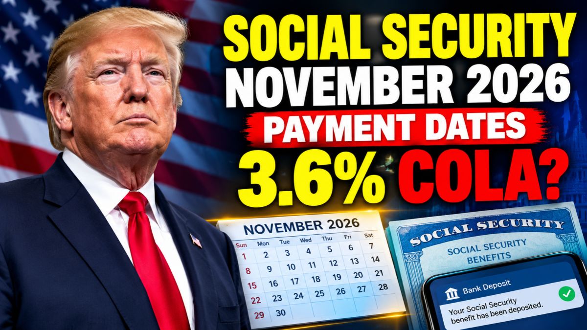 Social Security Payments in November 2026 – Check Your Exact Deposit Date and the 2027 COLA Update