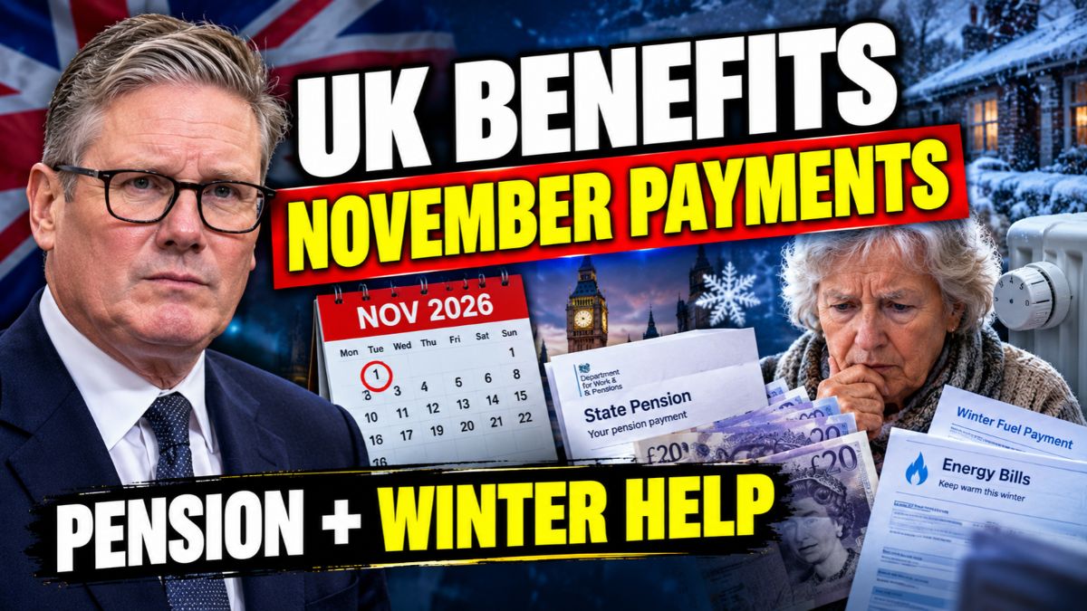 UK Benefits and Pension Payments in November 2026 – Key Dates, Winter Support and Help With Rising Bills