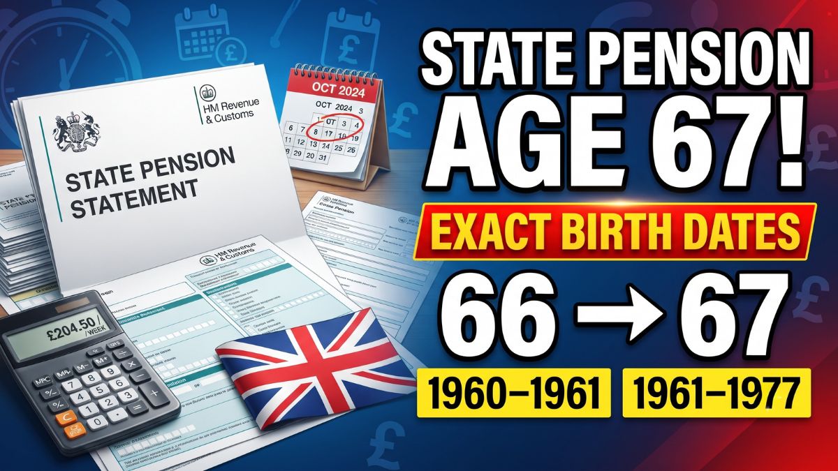 UK State Pension Age Is Rising to 67 – The Exact Birth Dates Affected and When You Can Claim