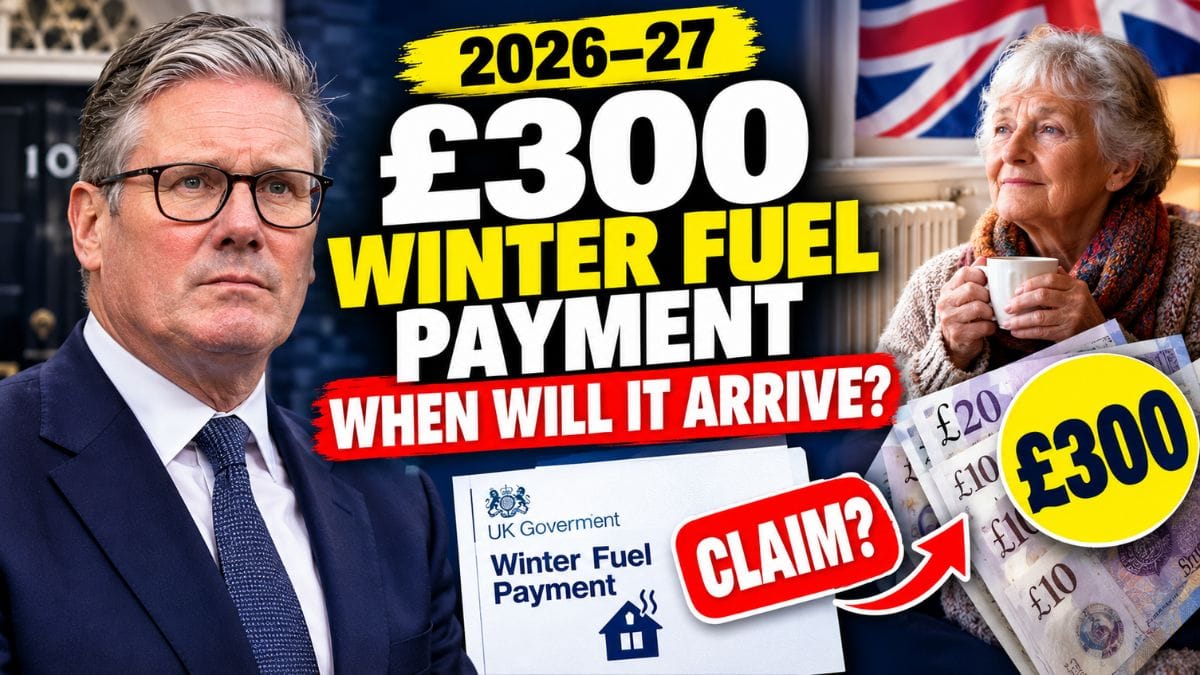 Winter Fuel Payment 2026 to 27 – When the £300 Payment Could Arrive and Who Needs to Claim